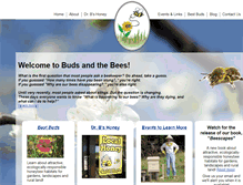 Tablet Screenshot of budsandthebees.com